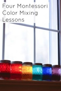 Four Montessori Color Mixing Lessons